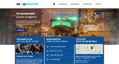 Desktop Screenshot of kromendustri.com